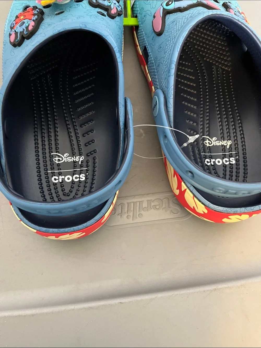 CROCS Kids' Stitch-Themed Clogs with Character Jibbitz